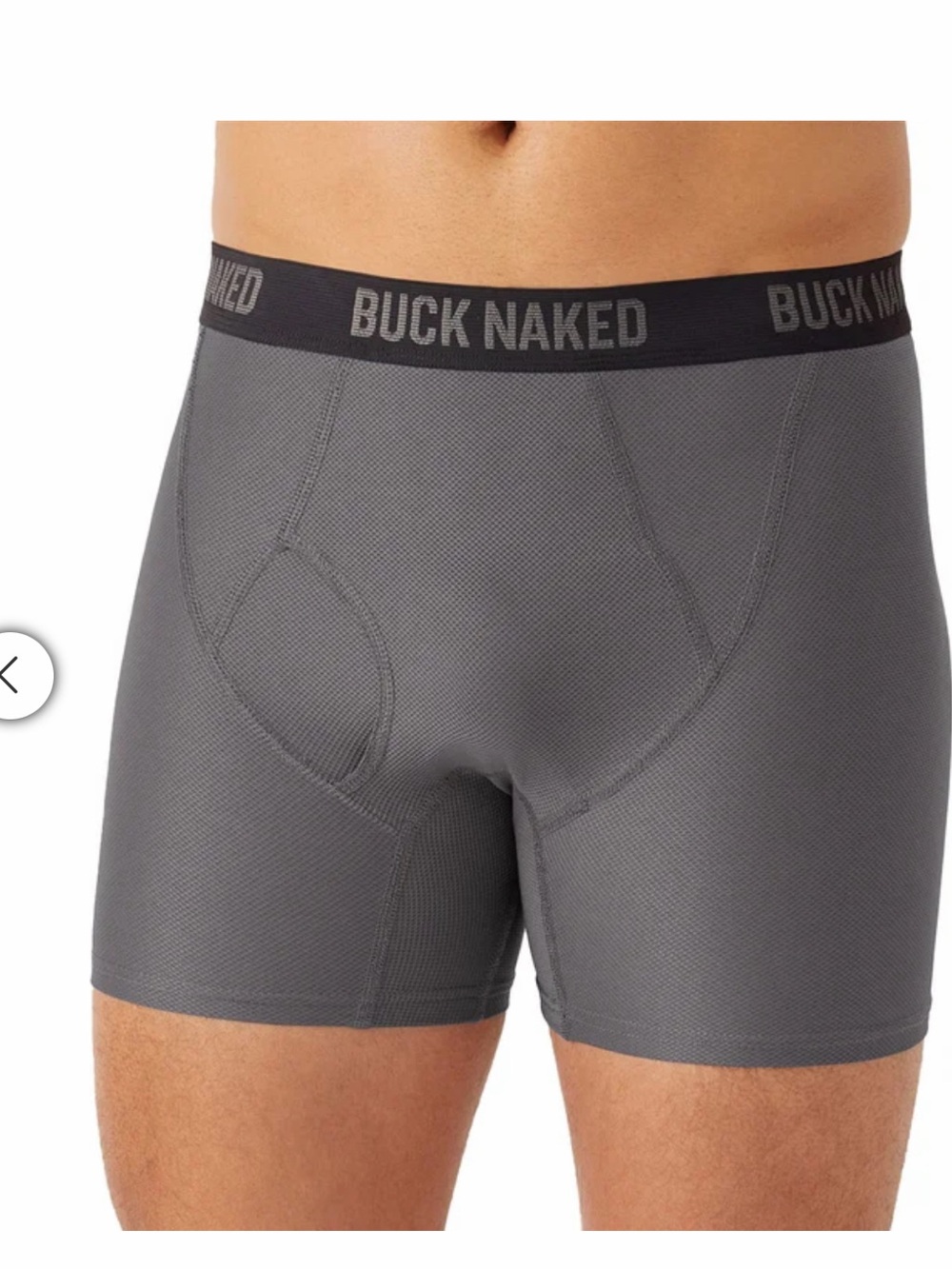 Duluth Trading Co Buck Naked Performance Boxer Briefs 3-Pack - Gray/Blue/Black - Picture 7 of 12